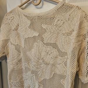 H&M Cream Heavy Top/Dress🤍